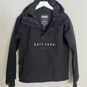 DOPE SNOW Women's Legacy Black Snowboard Jacket, Size XS